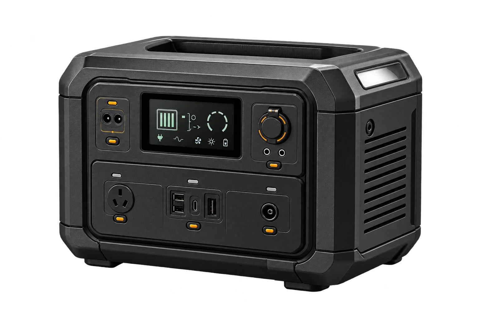 Illustrative render of the EcoFlow portable power station
